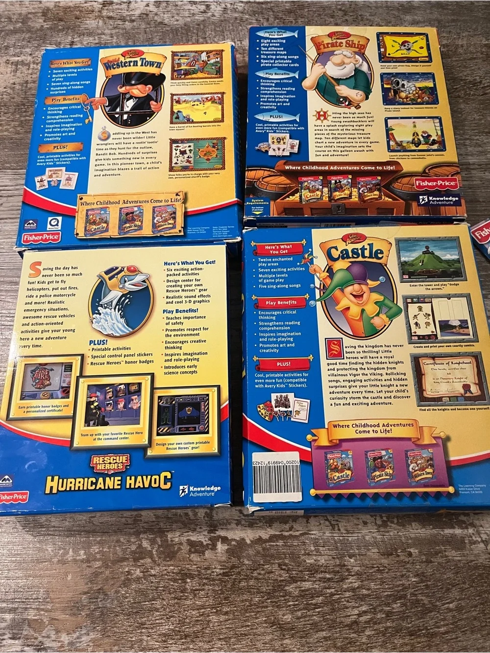 Fisher-Price Kids CD/PC Learning Game Set, untested